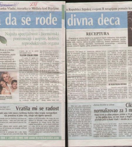 Ranka Vladic pomogla da se rode divna deca